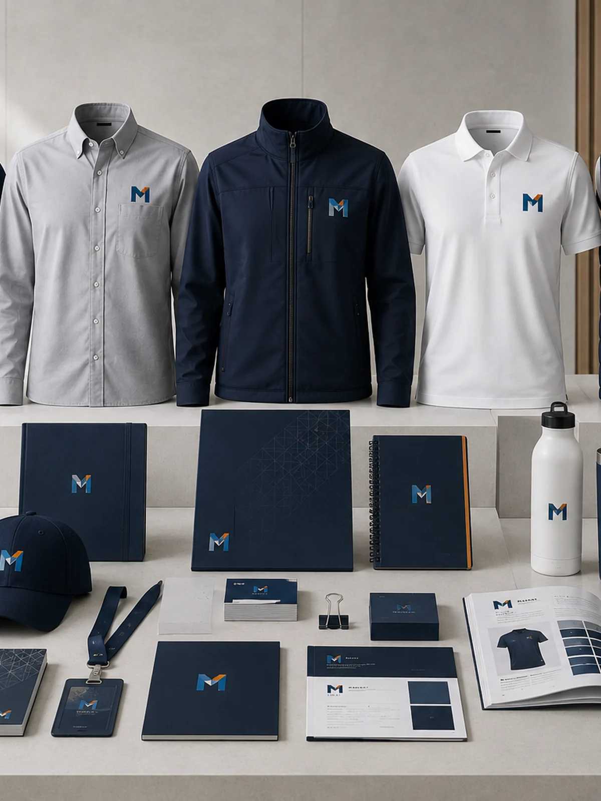 Programa coordinado de uniformes y materiales de marca
