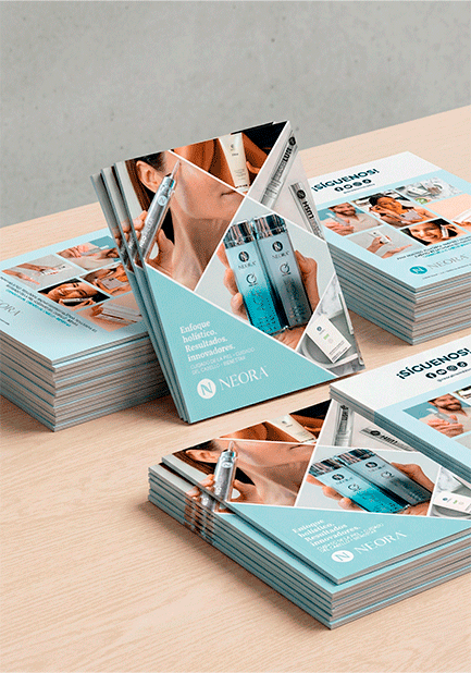 2000 Brochures en tiempo récord para Neora